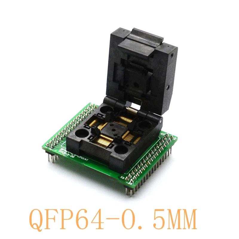 QFP64 QFP64 LQFP64 DIP64 Ŭ α׷  ġ 0.5mm IC ٵ ũ 10x10mm FPQ-64-0.5-06 ׽Ʈ  